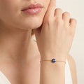 Gold-tone evil eye bracelet for women